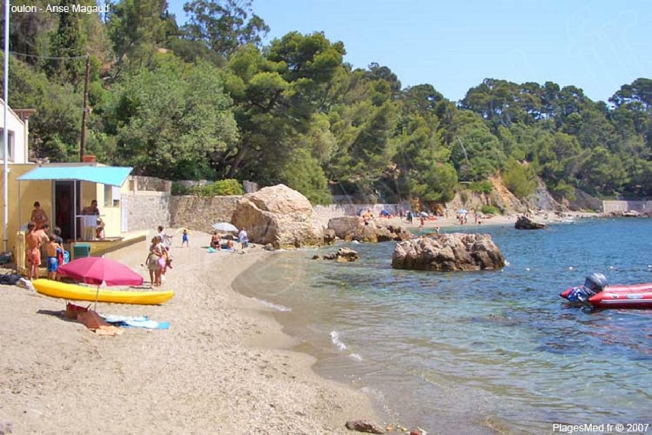 **** Beau T2 De 40 M2, Jardin De 70M2, Au Calme, A 50 Metres De La Plage Le Pradet Eksteriør bilde
